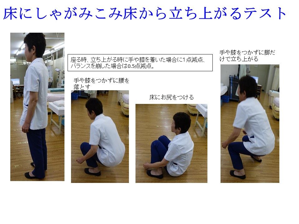 再掲載：膝や手を着く必要なく床に座って立つ人は腰痛になりにくい